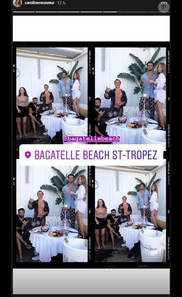 Caroline Receveur à Saint-Tropez - Instagram, 7 août 2018
