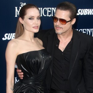Angelina Jolie, Brad Pitt - Première du film "Maleficent" à Los Angeles le 28 mai 2014.  Maleficent World Premiere held at the El Capitan Theatre in Hollywood, California on May 28th , 2014.28/05/2014 - Los Angeles