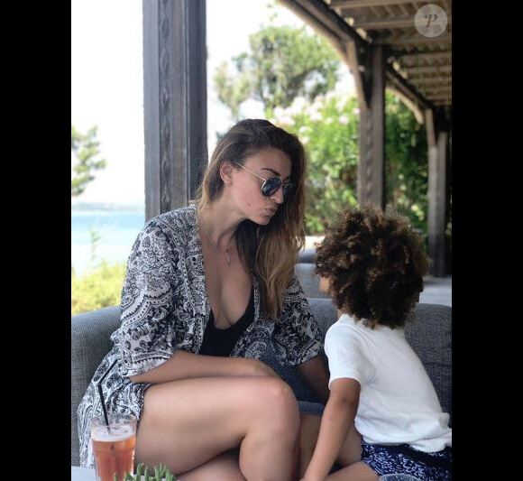 Rachel legrain-Trapani en vacances avec son fils Gianni - Instagram - 30 juillet 2018
