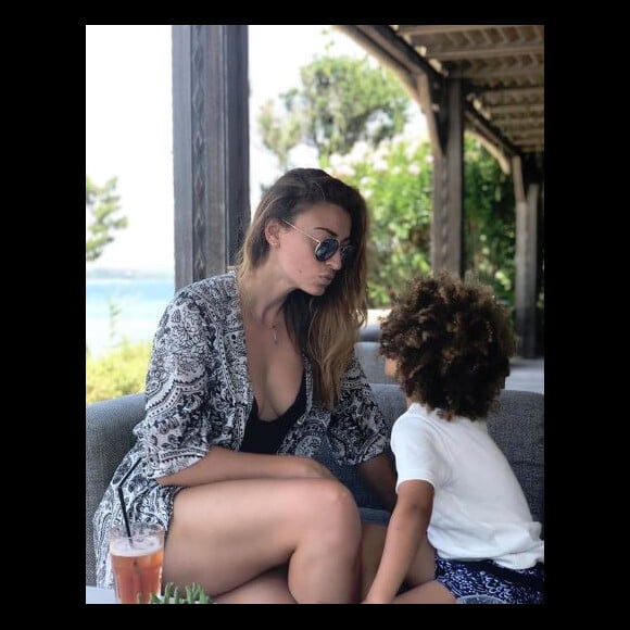Rachel legrain-Trapani en vacances avec son fils Gianni - Instagram - 30 juillet 2018