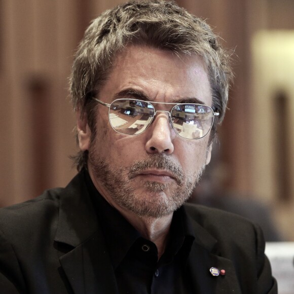 Jean-Michel Jarre lors de la réunion annuelle de ambassadeurs de bonne volonté de l'Unesco au siège de l'Unesco à Paris, France, le 10 mai 2016. © Stéphane Lemouton/Bestimage