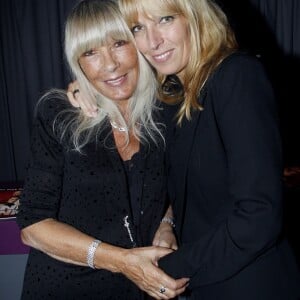 EXCLUSIF - DANY SAVAL ET SA FILLE STEFANIE (STEPHANIE) JARRE - PREMIERE DE LA PIECE "ANNE FRANK" AU THEATRE RIVE GAUCHE A PARIS. LE 11 SEPTEMBRE 2012