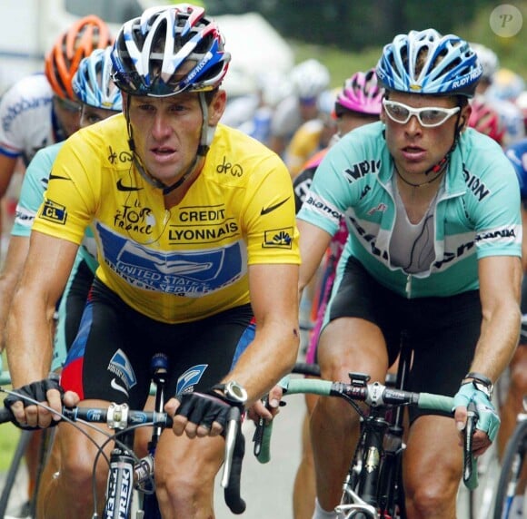 Tour de France 2003 : Lance Armstrong et Jan Ullrich .23/07/2003