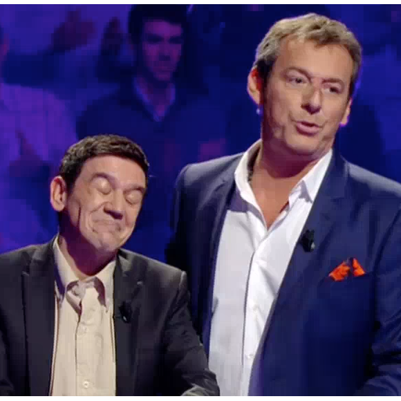 Christian et Jean-Luc Reichmann dans "Le Grand concours des animateurs" sur TF1. Le 10 février 2017