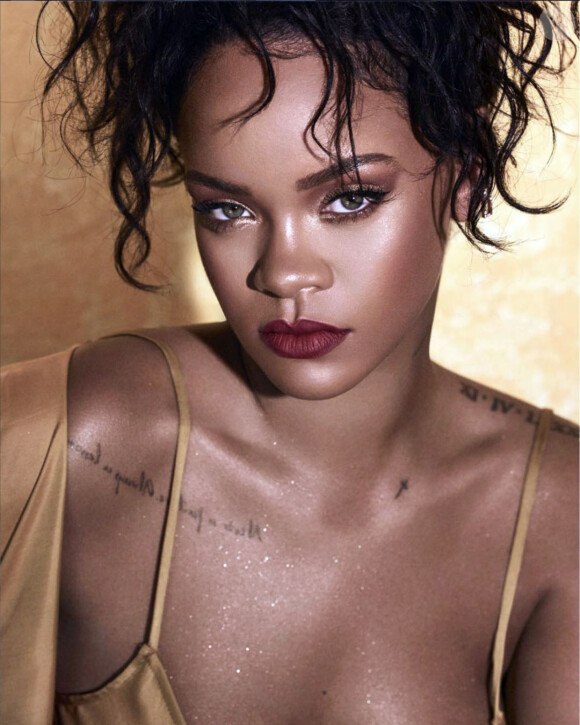 Rihanna pose pour la campagne publicitaire de "Fenty Beauty". New York, le 11 juillet 2018.
