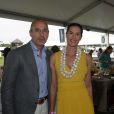  Matt Lauer et sa femme Annette en août 2014 lors du 39e Hamptons Classic Horse Show à Bridgehampton. 