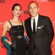  Matt Lauer et sa femme Annette à New York en avril 2012 pour la soirée de gala du numéro de Time Magazine sur les cent personnalités les plus influentes. 
