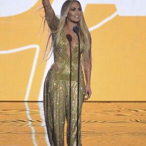 Jennifer Lopez aux MTV Video Music Awards 2018 à New York, le 20 août 2018.