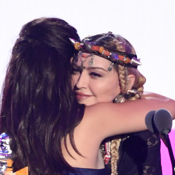 Camila Cabello et Madonna aux MTV Video Music Awards 2018 à New York, le 20 août 2018.