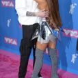 Ariana Grande et son fiancé Pete Davidson aux MTV Video Music Awards 2018 à New York, le 20 août 2018.