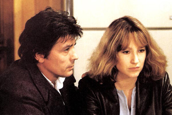 Alain Delon et Nathalie Baye dans Notre histoire
