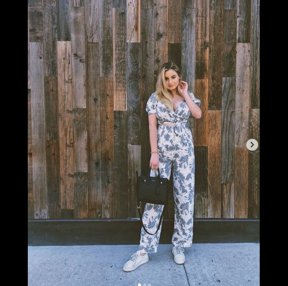 Darina Scotti pose sur Melrose Avenue, à Los Angeles, le 4 août 2018.