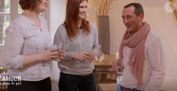 Extrait de l'émission "L'amour est dans le pré" du lundi 27 août 2018 - M6