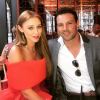 Una Healy et Ben Foden au mariage d'un couple d'amis, quelques jours avant leur rupture. Juillet 2018.