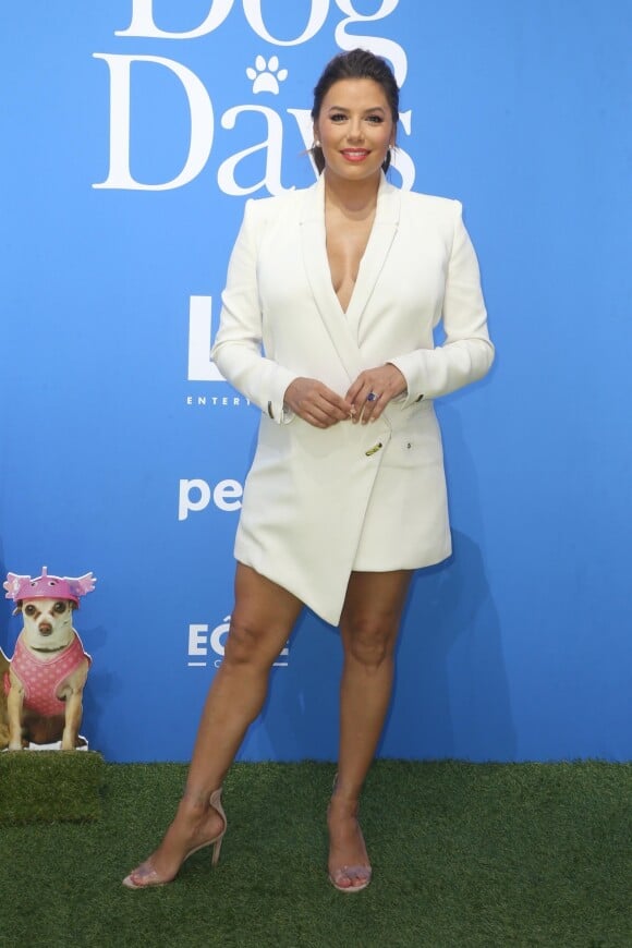 Eva Longoria à la première de "Dog Days" au Atrium à Westfield Century City à Los Angeles, le 5 août 2018