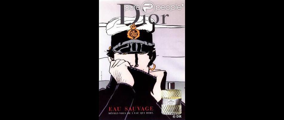 Campagne De Publicité Pour Le Parfum Eau Sauvage De Dior Avec Le