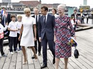 Brigitte Macron : Première dame chic avec la princesse et la reine du Danemark