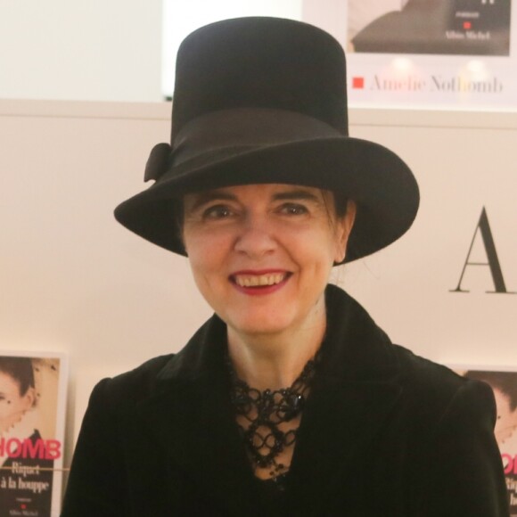 Amélie Nothomb au 37ème Salon du Livre à la Porte de Versailles à Paris, le 24 mars 2017. © CVS/Bestimage