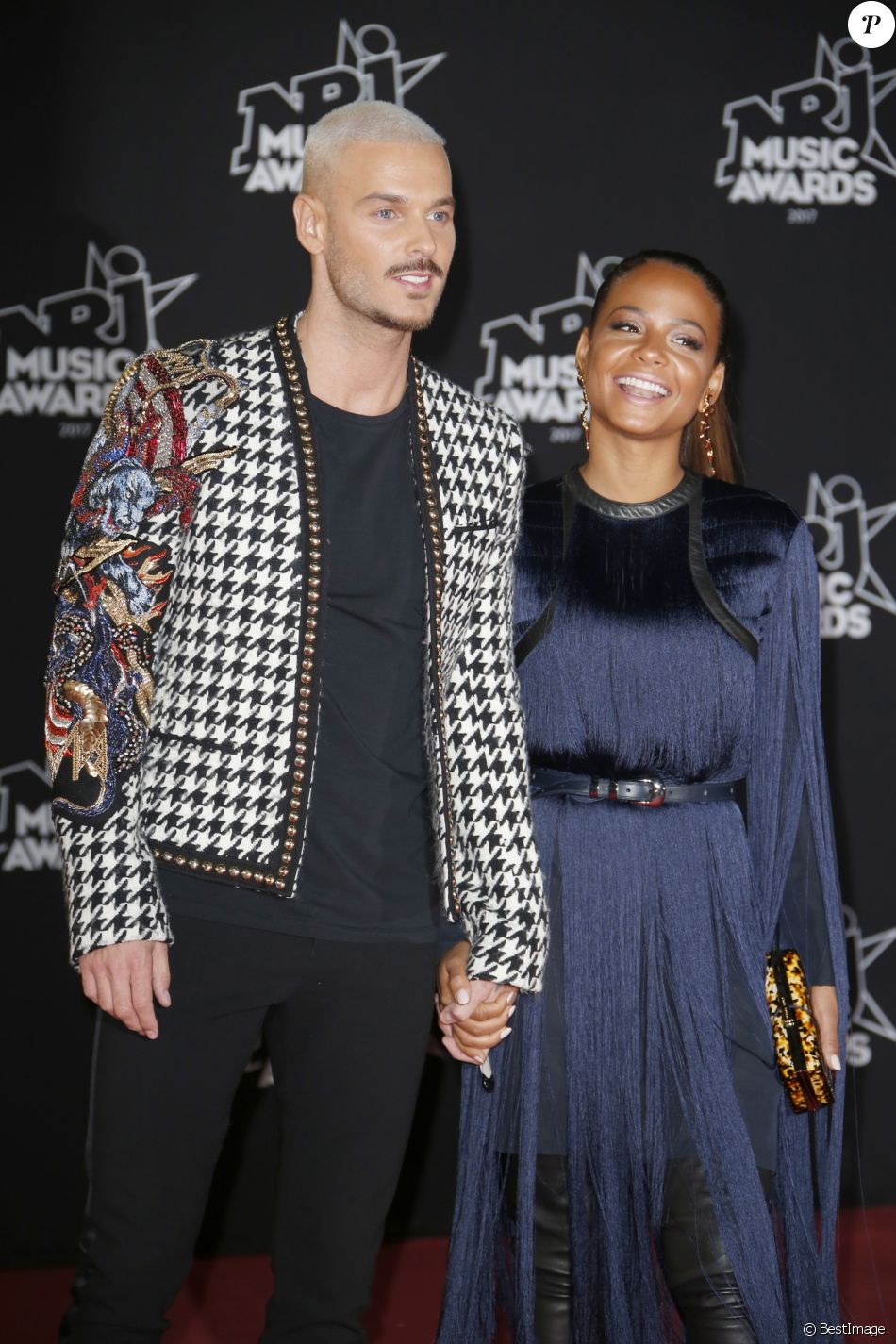 M Pokora Et Sa Compagne La Chanteuse Américaine Christina Milian 19e