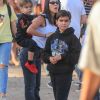 Kourtney Kardashian a été aperçue avec ses enfants Mason et Reign au parc d'attraction Malibu Chill Cook-Off à Malibu, le 1er septembre 2018.