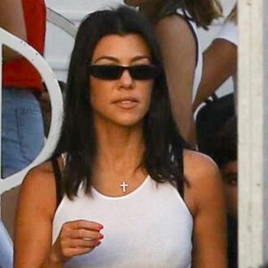 Kourtney Kardashian et sa meilleure amie Larsa Pippen ont emmené leurs enfants Mason et Sophia au parc d'attraction Malibu Chill Cook-Off à Malibu, le 1er septembre 2018.
