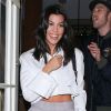 Kourtney Kardashian est allée diner avec ses amis Larsa Pippen et Harry Hudson au restaurant Madeo à Beverly Hills. Le 29 août 2018.
