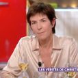 Christine Angot revient sur son clash avec Sandrine Rousseau sur la plateau de "C à vous" sur France 5 le 5 septembre 2018.