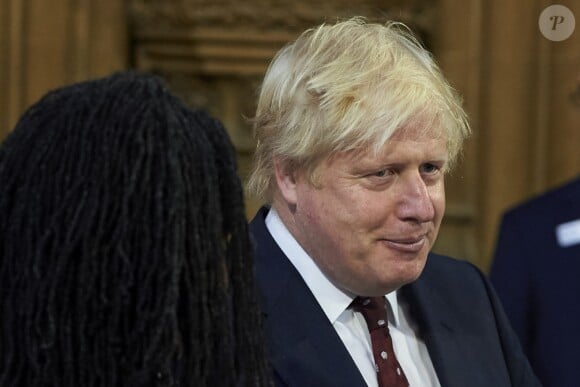 Boris Johnson, ministre des affaires étrangères britannique lors de la cérémonie d'ouverture du parlement à la House of Lords au palais de Westminster à Londres, le 21 juin 2017.