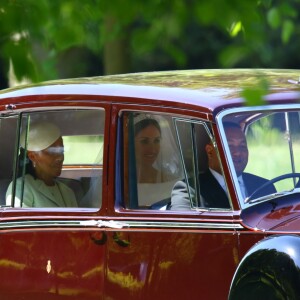 Doria Ragland et sa fille Meghan Markle le jour de son mariage avec le prince Harry le 19 mai 2018 à Windsor.