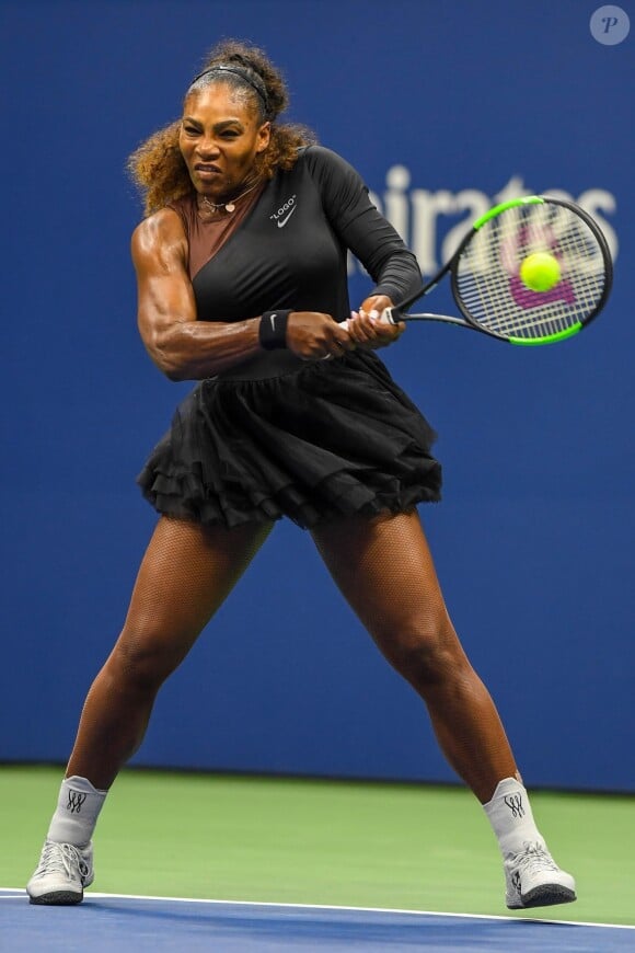 Serena Williams - Finale femme de de l'US Open de Tennis 2018 à New York le 9 septembre 2018.