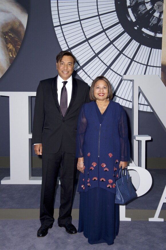 Exclusif - Lakshmi Mittal et sa femme Usha - Dîner de Gala de la 30e Biennale de Paris au Grand Palais, le 6 septembre 2018 © Luc Castel - Julio Piatti / Bestimage