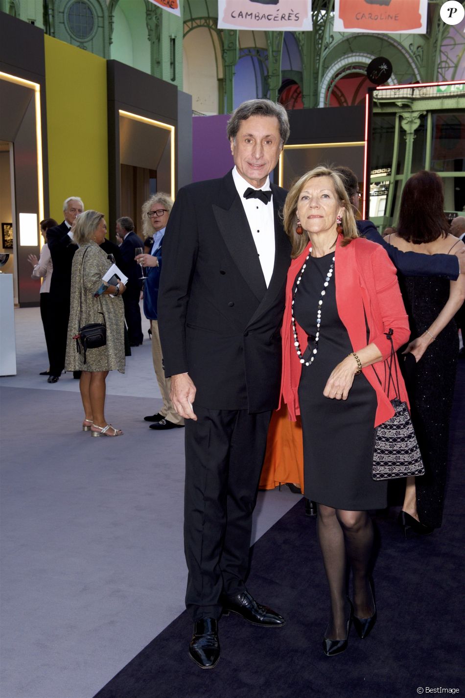 Exclusif - Patrick de Carolis et sa femme Carol-Anne - Dîner de Gala de la 30e Biennale de Paris ...