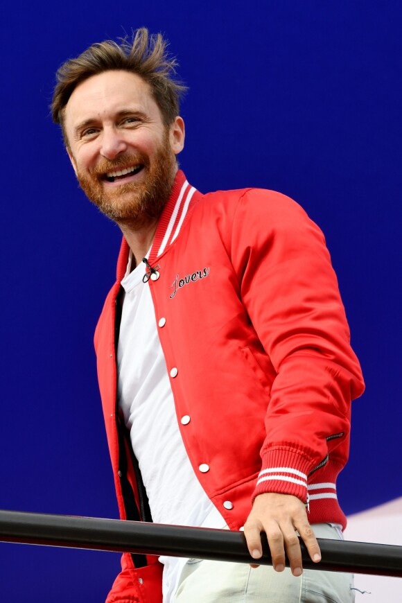 David Guetta lors de la remise de prix du Grand Prix de France de Formule 1 au Castellet le 24 juin 2018. © Bruno Bebert / Bestimage