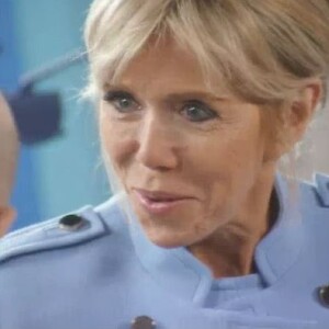 Brigitte Macron dans la série Vestiaires, sur France 2, le 15 septembre 2018