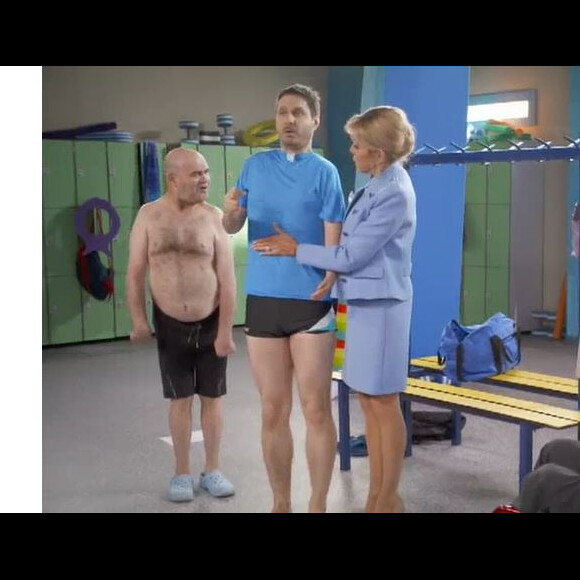 Brigitte Macron dans la série Vestiaires, sur France 2, le 15 septembre 2018