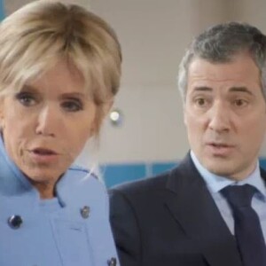 Brigitte Macron dans la série Vestiaires, sur France 2, le 15 septembre 2018