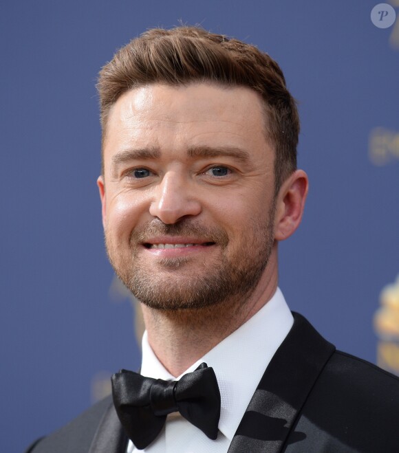 Justin Timberlake au 70ème Primetime Emmy Awards au théâtre Microsoft à Los Angeles, le 17 septembre 2018.