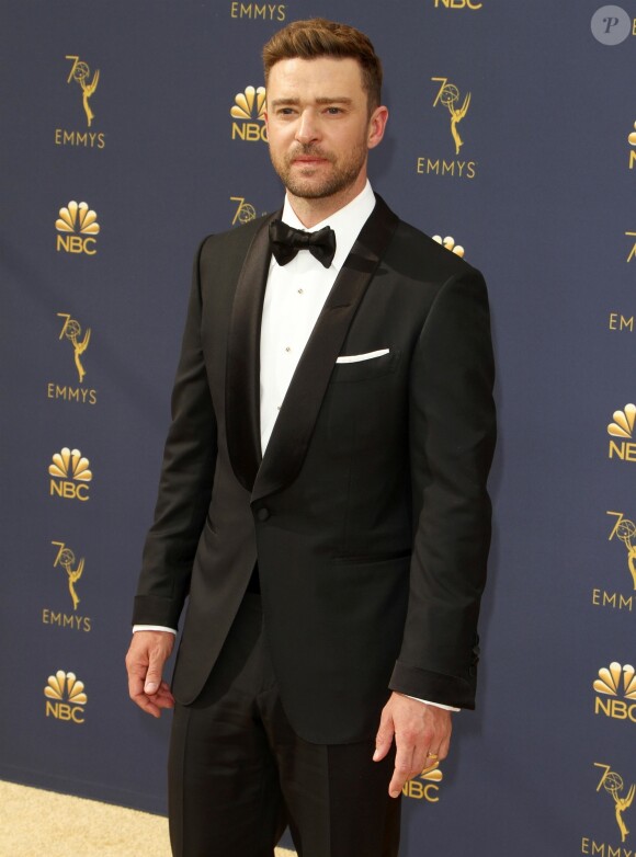 Justin Timberlake au 70ème Primetime Emmy Awards au théâtre Microsoft à Los Angeles, le 17 septembre 2018.