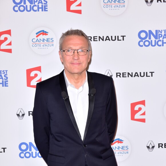 Laurent Ruquier au photocall lors de l'enregistrement de l'émission "On n'est pas couché" à la Villa Domergue lors du 70ème Festival International du Film de Cannes, France, le 24 mai 2017. © Giancarlo Gorassini/Bestimage