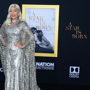 Lady Gaga à l'avant-première de "A Star Is Born" au Shrine Auditorium à Los Angeles, le 24 septembre 2018.