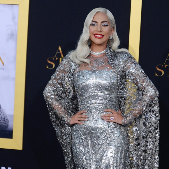 Lady Gaga à l'avant-première de "A Star Is Born" au Shrine Auditorium à Los Angeles, le 24 septembre 2018.