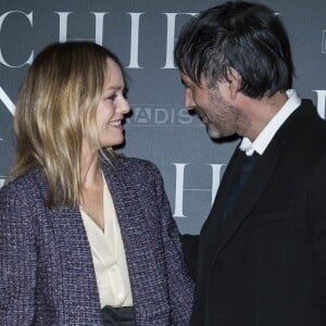 Vanessa Paradis et son époux Samuel Benchetrit - Avant-première du film "Chien" au cinéma MK2 Bibliothèque à Paris, le 5 mars 2018. © Olivier Borde/Bestimage