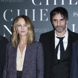 Vanessa Paradis et son époux Samuel Benchetrit - Avant-première du film "Chien" au cinéma MK2 Bibliothèque à Paris, le 5 mars 2018. © Olivier Borde/Bestimage