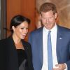 Le prince Harry et Meghan Markle, duchesse de Sussex, quittant la soirée des WellChild Awards à Londres le 4 septembre 2018.
