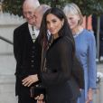 Meghan Markle, duchesse de Sussex inaugure l'exposition "Oceania" le 25 septembre à Londres  25 September 2018. Meghan Duchess of Sussex arrives at the Oceania Exhibition at the Royal Academy in London.25/09/2018 - Londres
