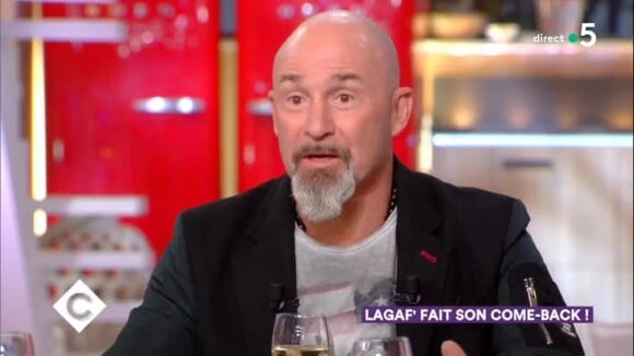 Vincent Lagaf' sur le plateau de C à vous sur France 5, le 26 septembre 2018.