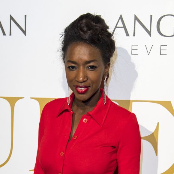 Hapsatou Sy - Couture Ball by Langman Events" Closing Fashion week en Présence de Madame A. Laffont aux platines au Mona Bismarck American Center à Paris , le 26 janvier 2018. © Pierre Perusseau/Bestimage