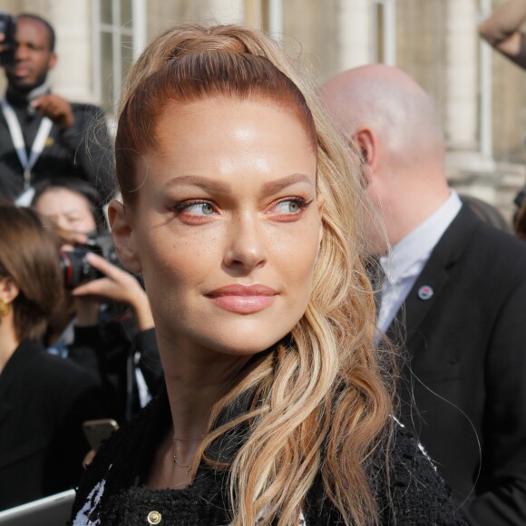 Caroline Receveur - Défilé Balmain, collection printemps-été 2019 à l'Hôtel de Ville. Paris, le 28 septembre 2018. © CVS / Veeren / Bestimage