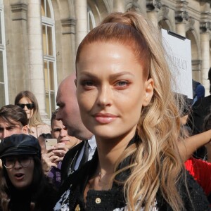 Caroline Receveur - Défilé Balmain, collection printemps-été 2019 à l'Hôtel de Ville. Paris, le 28 septembre 2018. © CVS / Veeren / Bestimage