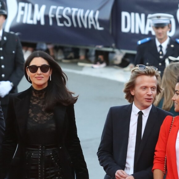 Le jury - Kate Dickie, Emmanuelle Bercot, Thierry Lacaze, Monica Bellucci, Alex Lutz, Sabrina Ouazani et Ian Hart - Clôture du 29ème Festival du Film de Dinard le 29 septembre 2018. © Denis Guignebourg/Bestimage